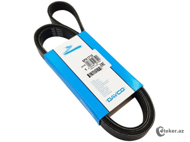 V-yivli Generator kəməri DAYCO 6PK1715