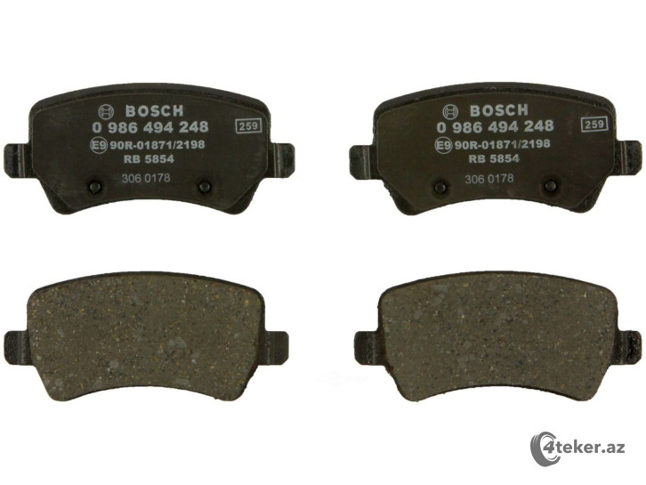 Arxa əyləc qəlibləri BOSCH 0986494248