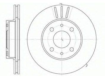 Ön əyləc qəlibi Valeo 670670