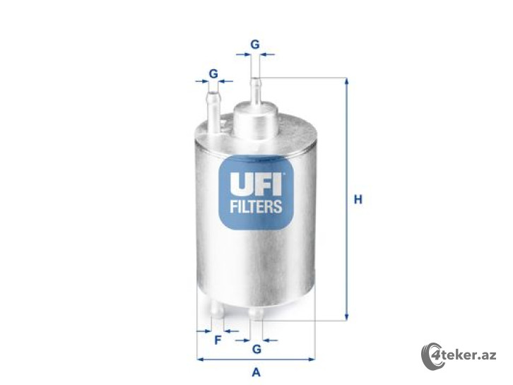 Yanacaq filteri  UFI 3184100