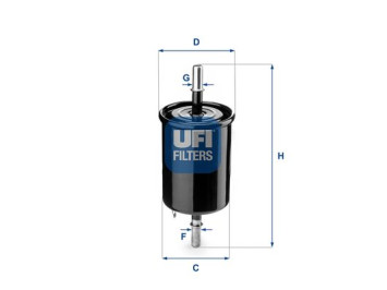 Yanacaq filteri  UFI 3184300