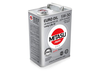 MITASU Euro LL Diesel 5W-30 (PAO) VW504/507, 4L