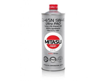 MITASU Ultra Diesel CJ-4/SN 5W-40 (PAO) ACEA E9, 1L