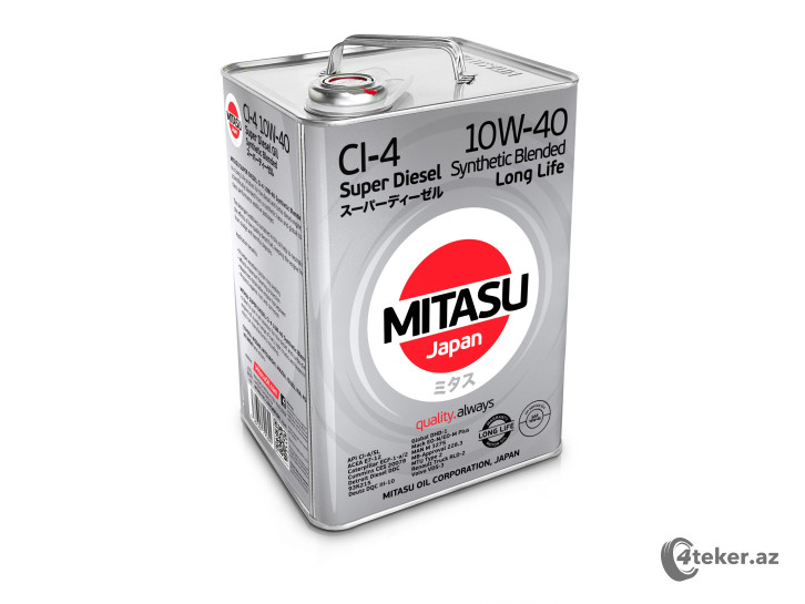 MITASU Super Diesel CI-4 10W-40 ACEA A3/B4, E7, 4L