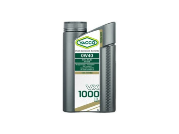 YACCO VX 1000 LL 0W-40 PAO, 1L
