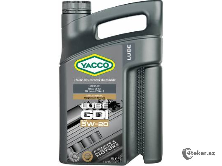 YACCO LUBE GDI 5W-20, 5L