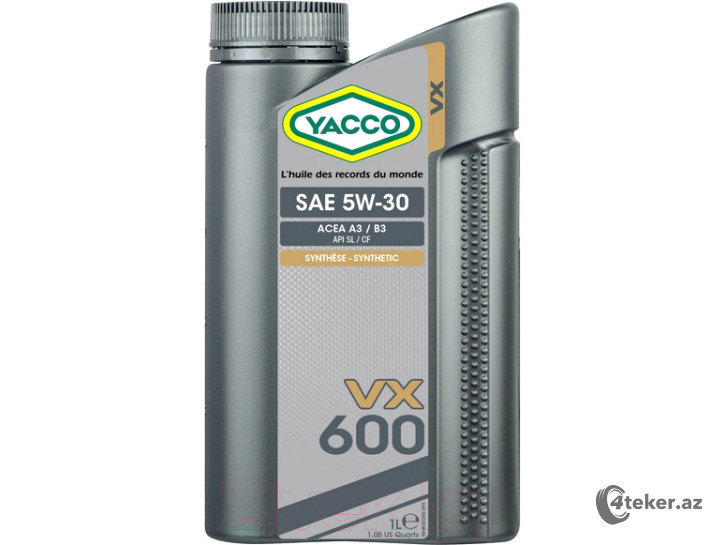 YACCO VX 600 5W-30, 1L