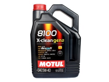 Motul 8100 X-Clean GEN2 5W40, 5L