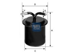 Yanacaq filteri  UFI 3154100