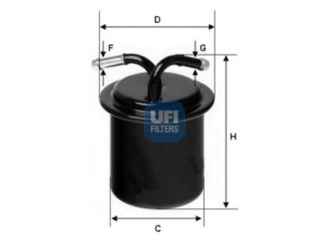 Yanacaq filteri  UFI 3154100