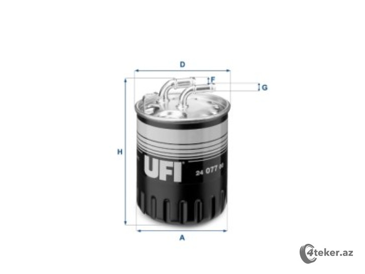 Yanacaq filteri UFI 2407700