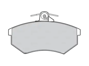 Ön əyləc qəlibi Valeo 670017