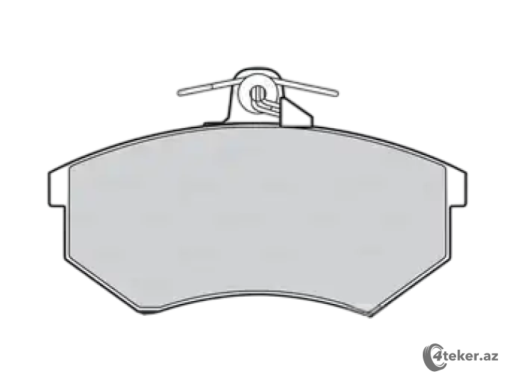 Ön əyləc qəlibi Valeo 670017