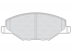 Ön əyləc qəlibi Valeo 670355