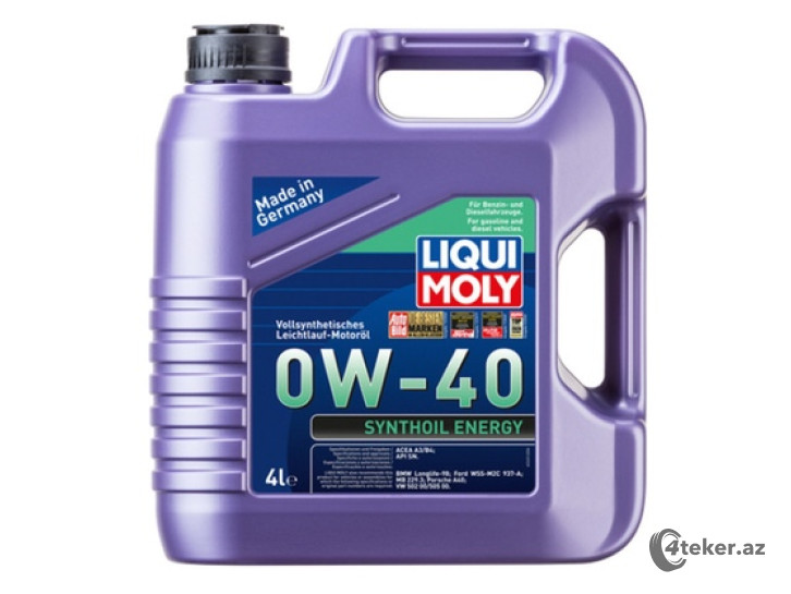 LIQUI MOLY Synthoil Energy  0W-40, 4L