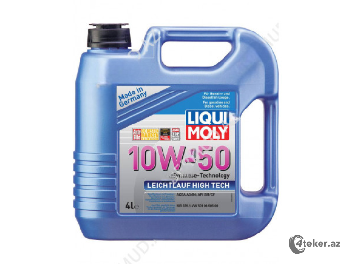 LIQUI MOLY Synthoil High Tech 10W-50 4L, 4L