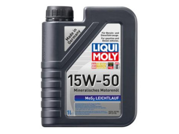 LIQUI MOLY MoS2 Leichtlauf Super Motoroil 15W-50, 1L