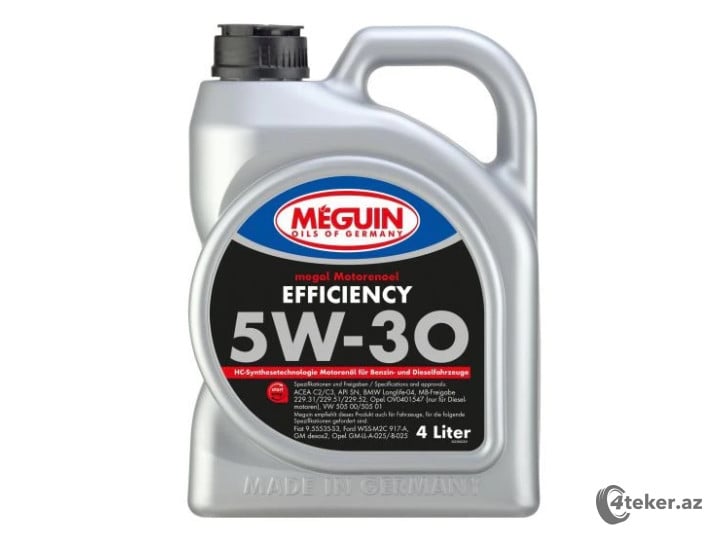 Meguin SAE EFFİCİENCY 5W-30, 4L