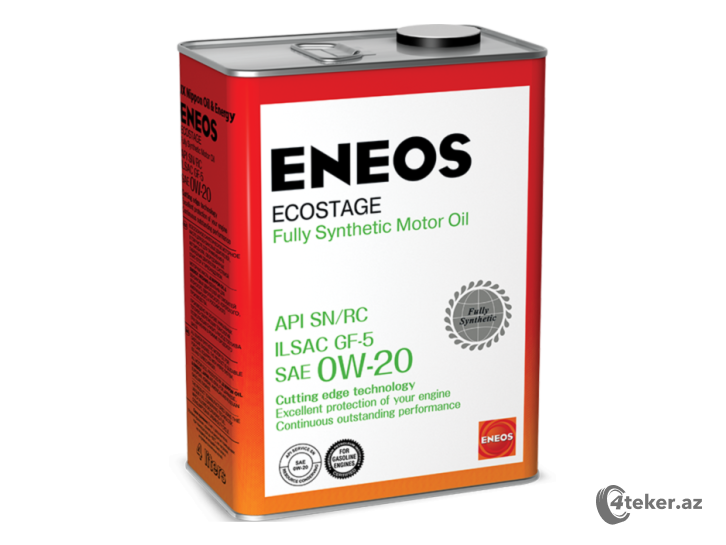 ENEOS Ecostage 0W-20, 4L