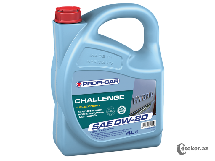 Profi-Car Challenge SAE 0W-20, 4L