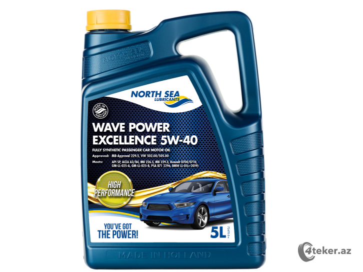 NSL Wave Power Excellence 5W40, 5L