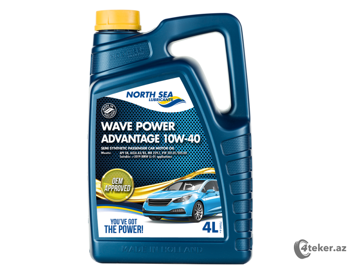 NSL Wave Power Advantage 10W40, 4L