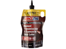 AMSOIL 75W-90 Manual Transmission Fluid Easy Pack, 0.946L