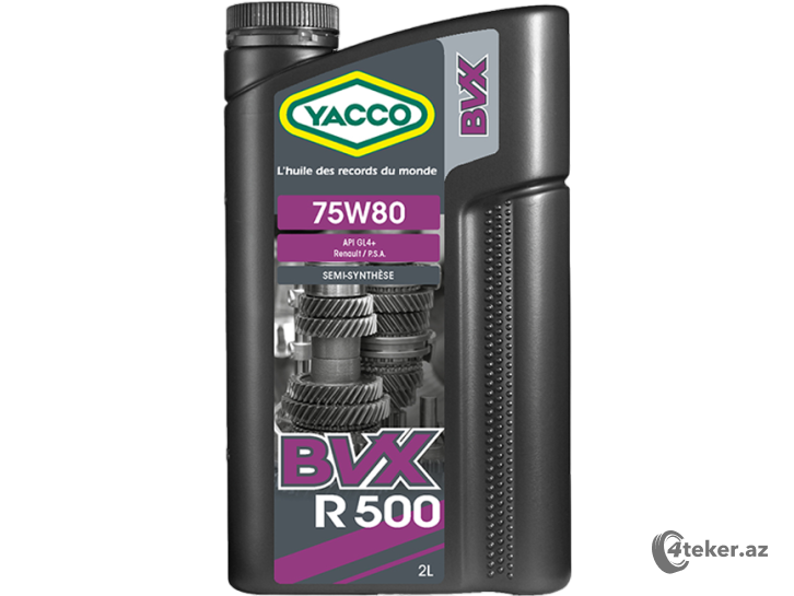 YACCO BVX R 500 75W80, 2L