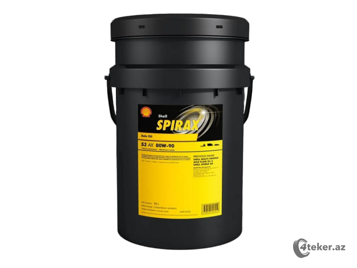 SHELL Spirax S3 AX  80w90, 20L