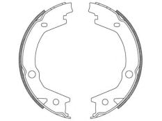 Arxa əyləc qəlibi dəst PARTS-MALL PLB026